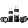 4-Pack LED Portable Camping Lanterns – Rechargeable with Battery Bank Function