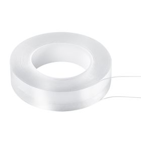 VEVOR Double Sided Tape Heavy Duty, 16 ft Nano Mounting Tape(3 Pack), Strong Adhesive & Reusable, Clear Two Sided Wall Tape