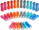 30-Pack, 9-LED Mini Flashlight Set, AAA Batteries are Included and Pre-Installed, Perfect for Gift, Class Teaching, Camping, Wedding Favor