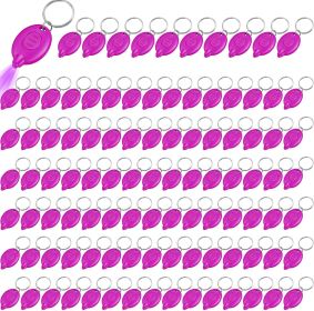 100 Pcs UV Keychain Light