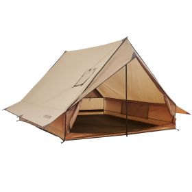 VEVOR Camping Hot Tent – 2 Persons Cabin Tent with Stove Jack and Poles