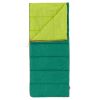 50F YOUTH WARM WEATHER SLEEPING BAG - Dark Green/Light Green