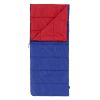 Youth warm weather rectangle sleeping bag - Blue Red