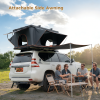 Rooftop Tent Hard Shell with USB Outlet, Winter Thermal Liner, Summer Side Awning&Luggage Racks for 4 Season Camping