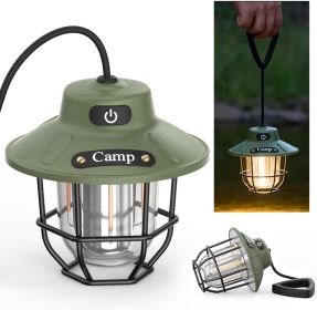 Camping Lantern Rechargeable with 3 Brightness 4 Modes & SOS
