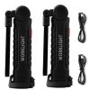 Magnetic Flashlight with Magnetic Base, 360° Rotation, 5 Lighting Modes