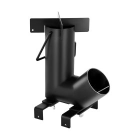 Camping Rocket Stove – Wood Burning Portable Carbon Steel Stove with Carrying Bag