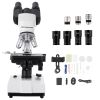 Binocular Microscope for Adult with Dual Stage and Two Sets of Eyepieces