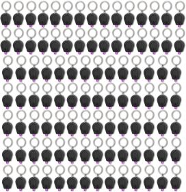100 Pack Mini UV LED Keychain Flashlight