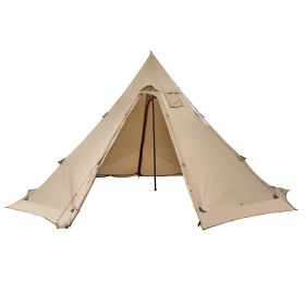 VEVOR Hot Tent for 4-6 Persons – Portable Winter Tipi Tent with Stove Jack