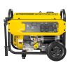 Backup Generators for Home with Foldable Handle, Electric Start, Gas Powered, CO Sensor