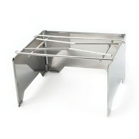 HAWOK Folding Stove with Stainless Steel Grill and Carrying Bag