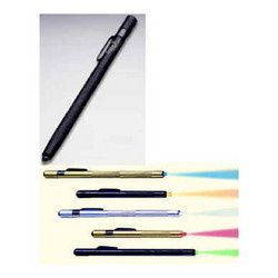 Stylus Black Body/Green LED pen light
