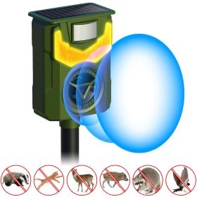 Solar Ultrasonic Animal Repeller