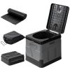 Foldable Emergency Toilet with Lid Trash Bags