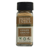 Pride of India Fine Ground Ginger – 1.65 oz Dual Sifter Jar, Ideal for Cooking, Baking, Tea & Curries