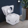 2.6 Gallon Flushable Camping Toilet