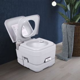 2.6 Gallon Flushable Camping Toilet