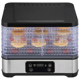 300W Electric Food Dryer w/ Digital Adjustable Timer & Temperature