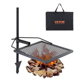 VEVOR Swivel Campfire Grill – Heavy Duty Steel Fire Pit Grill Grate 360° Adjustable