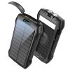 Solar Battery Pack with Waterproof 6W Bright Flashlight