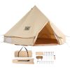 Canvas Tent for Camping with Stove Jack- Holds up to 4 People
