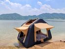 Foldable 2-3 People Amphibious Inflatable Car Roof Top Tent – SUV Truck Camping
