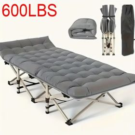 Heavy Duty Folding Camping Cot with Flip Mattress