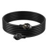 50A 50ft Generator Extension Cord – 250V NEMA 6-50P to 6-50R, 12500W Power Cable