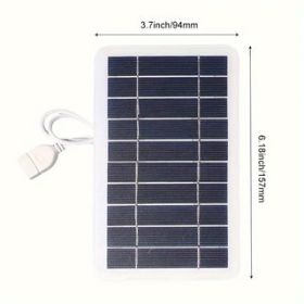 IAGREEA Solar Panel – 3W Portable Lightweight Solar Charger 4PCS