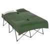 Camping Cot with Sleeping Bag, Inflatable Air Mattress, Comfort Pillows and Carry Bag