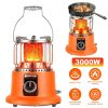 3000W 2 in 1 Portable Propane Heater Stove – Outdoor Gas Stove with Pot Stand