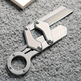 "Outdoor Folding Knife – Two-Hand Grip Design – Camping/Hiking Survival Tool"