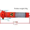 Red Multi-functional car safety hammer with Flashlight