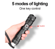 USB Rechargeable 9900000LM Extremely Bright 5 Modes LED Flashlight