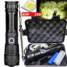USB Rechargeable 9900000LM Extremely Bright 5 Modes LED Flashlight