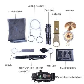 10 in 1 survival kit Set