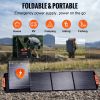 VEVOR Portable Monocrystalline Solar Panel 200W – Foldable ETFE Solar Charger Kit