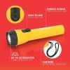 Bright Flashlights for Emergencies and Camping Gear, Flash Light with AA Batteries Included, Blue/Yellow 4 Pack