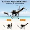 Folding Chair with Footrest