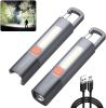 Zoomable Rechargeable LED Flashlight 3-Pack