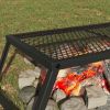 Camping Grill Folding Black