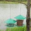 Hanging hummingbird feeder