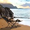Folding Chair with Footrest