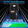 New 22.5W fast charging single section large capacity aluminum alloy mobile power 15000mAh metal charger