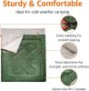 40°F Cool Weather Two-Person Sleeping Bag, Olive Green