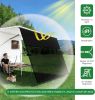 8' x 8'3" RV Sunshade Screen with Zipper
