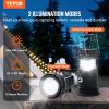 4-Pack LED Portable Camping Lanterns – Rechargeable with Battery Bank Function