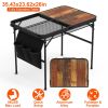 Foldable Camping Table with Adjustable Heigh
