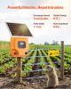 0.3J 8kV Solar Fence Charger 1.86 Miles Electric Fence Energizer for Livestock